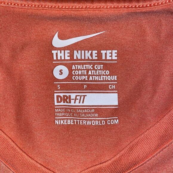 Nike Dri-Fit Pastel Orange V-Neck Tee - Picture 2 of 7